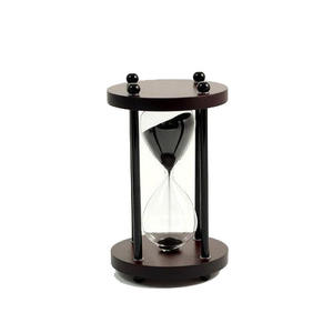 Sablier nautique en laiton poli de luxe Design marin antique pour cabine de bateau et décor à la maison côtière - Product Image 3