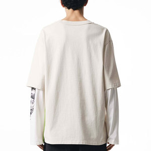 Chemises double couche à prix d'usine à bas quantité minimale de commande pour hommes T-shirt à la mode pour hommes fabriqué avec le meilleur matériau - Product Image 4