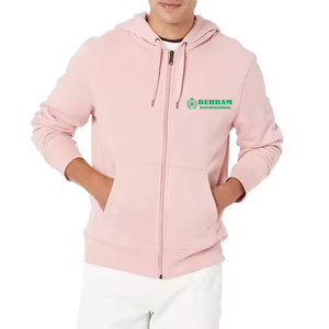 Sweat-shirts à fermeture éclair confortables pour hommes, grandes tailles, réversibles, pour l'hiver, respirants, séchage rapide, 100% coton polaire/éponge française - Product Image 1