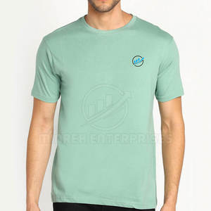 เสื้อยืดลำลองผู้ชายดีไซน์ใหม่สำหรับฤดูร้อน ผ้าฝ้าย 100% เป็นมิตรกับสิ่งแวดล้อม แห้งเร็ว ระบายอากาศได้ดี ทรงหลวม แขนสั้น รับผลิตแบบ OEM พร้อมบริการสั่งทำพิเศษ - Product Image 1