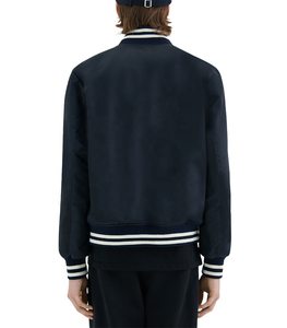 Chaqueta universitaria de satén personalizada MOQ bajo de la mejor calidad para hombre, chaqueta de béisbol informal deportiva de invierno para hombre - Product Image 5
