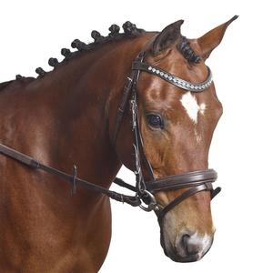 Real Leather High Quality 2019 Horse Leather Bridle High Quality Horse Snaffle Leather Bridle High Quality Fashionable Horse - Product Image 5