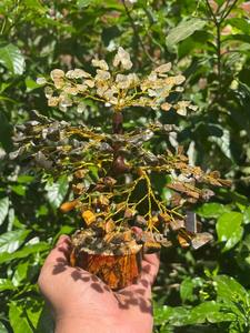 Fourniture en gros d'arbre de cristal décoratif Feng Shui pyrite dorée pour la richesse et l'abondance disponibles à la vente - Product Image 2