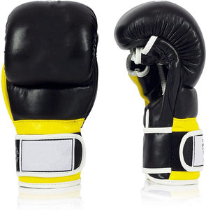 ถุงมือชกมวย unisex ต่อสู้สำหรับผู้ใหญ่ถุงมือ MMA ทำจากหนังวัวแท้14oz 16oz ผลิตโดยสตาร์ฟิกเกอร์ - Product Image 5