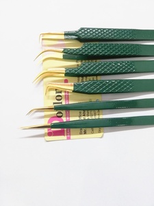 Pince à cils avec étiquette personnalisée Diamond Grip Best Beauty Pince à épiler en acier inoxydable avec logo personnalisé - Product Image 3