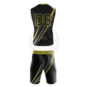 Uniformes Deportivos Transpirables de Nuevo Estilo para Práctica, Servicio OEM, Diseño Personalizado, 100% Poliéster - Product Image 3