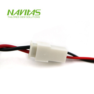 Faisceau de câblage mâle femelle à 2 broches JST 2.5mm XHP-2 personnalisé OEM pour applications électroniques - Product Image 6