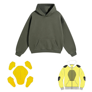 Diseño personalizado unisex para Sudadera con capucha de moto a prueba de viento Nivel 2 Protección de armadura % carreras de automóviles de alta calidad todo - Product Image 1