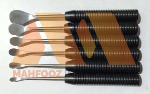 Juego de Instrumentos Ortopédicos Cobb para Cirugía de Columna, 6 Piezas, Color Negro - Product Image 4