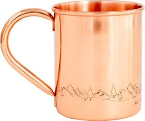 Chope à bière en cuivre naturel design moderne avec poignée Barware somptueux pour les fêtes Mug fini mat - Product Image 3