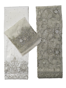 Vestido de seda africano hecho a mano de lujo del fabricante indio para adultos George Wrapper Style Winter Season Special - Product Image 2