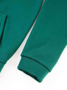 OEM Custom Embroidered 100% Cotton <b>Men's</b> <b>Fleece</b> Sports Hoodie Heavyweight Oversize Half Blank 300 GSM <b>Quarter</b> <b>Zip</b> up Hoodies - Product Image 5