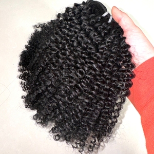 100% cheveux humains vietnamiens crépus bouclés couleur naturelle de vrais cheveux humains de qualité supérieure cheveux bruts avec prix de gros - Product Image 4