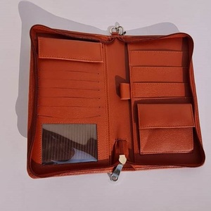 Soporte para pasaporte esencial, organizador de viaje de cuero genuino, billetera para pasaporte, billetera de viaje marrón - Product Image 2