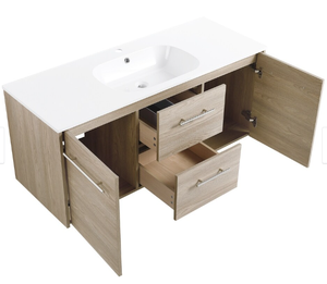 Mueble de Baño Moderno con Espejo, Montado en la Pared, Fácil de Limpiar, Impermeable, en Varios Tamaños - Product Image 4