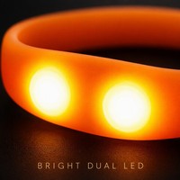 Bracelet LED Lumineux en Silicone – Idéal pour Fêtes, Cadeau Promotionnel, Rechargeable, Portable – Vente en Gros, OEM, ODM Direct