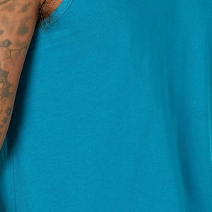 Haute demande grande taille hommes débardeurs personnalisé respirant sportif col rond Fitness porter des maillots coton mélangé débardeurs sur la meilleure vente - Product Image 6