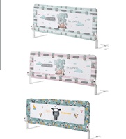 Barandilla de Cama Plegable Portátil para Bebés, Protector Lateral Anticaídas para Niños, Barrera de Seguridad Anticolisión, Cuna Protectora Infantil