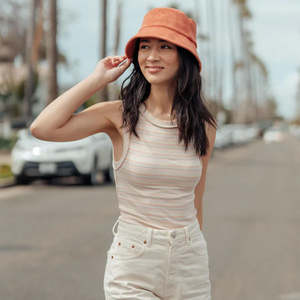 Sombreros de cubo impresos al por mayor OEM de mejor diseño en material de alta calidad con tamaño de logotipo personalizado y color de tendencia superior sombrero de cubo - Product Image 2