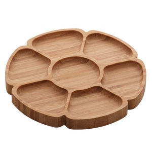 Plateau de service en bois fait à la main de haute qualité vaisselle de luxe écologique pour la décoration intérieure plateau de service en bois de restauration - Product Image 3