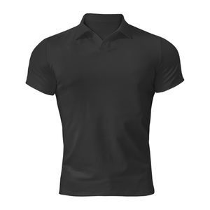 Verano hombres manga corta Casual Polo camisa correr Golf deporte desgaste gimnasio algodón ropa recortada cuello camisas camiseta Polo - Product Image 6