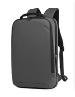 Sac à dos pour ordinateur portable en cuir PU grande capacité, coque rigide, imperméable, imprimé sérigraphié, décontracté, pour affaires et voyages, pour hommes