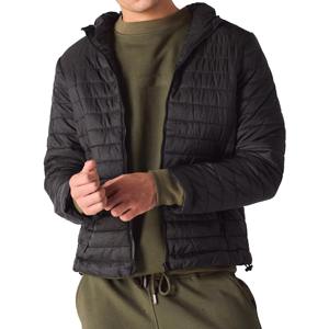 Veste d'hiver matelassée imperméable pour homme, taille plus, personnalisée, 80% duvet, à capuche - Product Image 1
