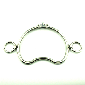 บิตบิตบิตสีรุ้งสำหรับแข่งม้าสีฟ้าเคลือบพลาสม่าผลิตภัณฑ์แก้มเต็มปากม้า - Product Image 4