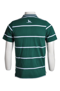 เสื้อโปโลผ้าไหมนมปักลายแบบซับลิเมชั่นพร้อมลายพิมพ์สำหรับผู้ชาย - Product Image 4