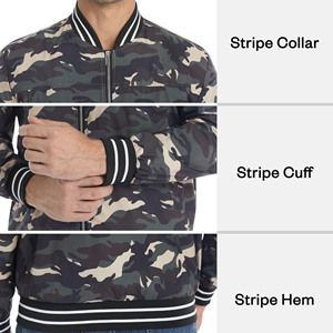 Streetwear de poche hiver imperméable brodé impression de logo personnalisé vente en gros de blouson bombardier hiver en satin pour hommes - Product Image 5