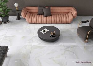 Azulejos de porcelana esmaltada antideslizante diseño italiano Onice Oceano Bianco estilo moderno para villas centros comerciales escuelas habitaciones antibacteriano - Product Image 3