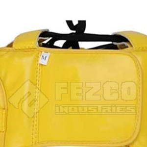 Protège-tête en cuir respirant personnalisé de haute qualité pour adulte avec aérations – Style sport confortable – Vente chaude – Fezco Industries - Product Image 4