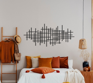 กรอบเหล็กโลหะติดผนังงานแฮนด์เมดดีไซน์ทันสมัยสำหรับตกแต่งภายในทิวทัศน์ศิลปะผนังสำหรับตกแต่งบ้านขายดี - Product Image 1