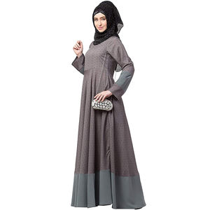 Fashionable Long Abaya Islamic <b>Dress</b> <b>for</b> <b>Women</b> Custom Front Plated <b>Muslim</b> Girls Abaya - Product Image 4