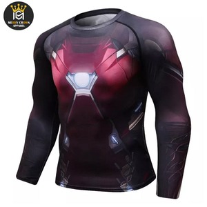 เสื้อแรชการ์ดสำหรับผู้ชายวัสดุแท้แบบซับลิเมชันต่ำ - Product Image 3