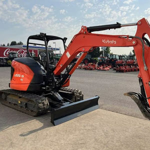 Para Excavadora Compacta U55-5 Zero Swing de 5.5 Toneladas, Motor Diésel V2607, Hidráulica KYB, Cabina Deluxe de Alta Eficiencia, Bomba de Motor, Engranaje - Product Image 1