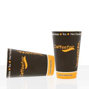 Coffeefair Vasos de Papel Duro para Llevar de 0.3L, Paquete de 100 Vasos Desechables Ecológicos para Café para Llevar - Product Image 4