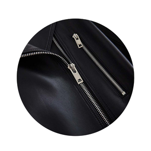 Transpirable invierno nueva llegada elegante abrigo largo hasta el tobillo abrigo largo señoras superventas cuero genuino mujeres abrigo largo - Product Image 4