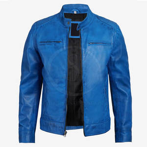 Vente directe d'usine Veste en cuir pour homme Veste en cuir légère pour homme grande taille - Product Image 1