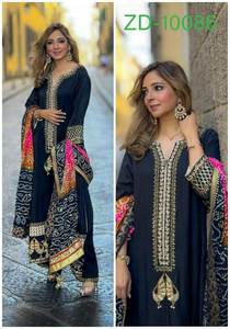 Verano elegante iluminación de color brillante con clase y aspecto bonito ropa india y paquistaní lista para comprar - Product Image 4