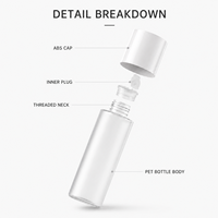 Ensemble de flacons et pots cosmétiques en plastique givré avec logo personnalisé 100ml 150ml 50g |   Emballage de soins de la peau haut de gamme OEM ODM