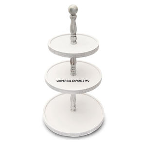 Soporte de pastel de madera de madreperla Soporte de postre de mesa de forma redonda Soporte de pastel de madera de calidad premium - Product Image 6