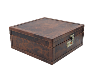 Boîte à vin exclusive faite à la main Designer en cuir véritable meilleur sac de rangement de haute qualité Case Collection en gros - Product Image 5