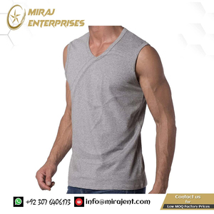 Muscle Shirt Dry and Fit Tank Top hombres Tank tops hombres culturismo fitness gimnasio singlets algodón Stringer Bulk Men V Neck Tank Top - Product Image 2