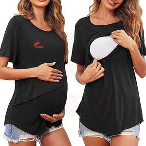 Taille personnalisée fabriquée au Pakistan vente en usine haut d'allaitement meilleure vente nouvelle arrivée hauts d'allaitement - Product Image 1