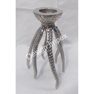 เชิงเทียนเดี่ยวสำหรับตกแต่งเชิงเทียนอะลูมิเนียมหล่อสำหรับงานปาร์ตี้คริสต์มาส - Product Image 2