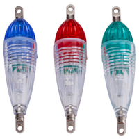 Éclairage en plastique automatique Mini appât goutte profonde sous-marine led lumière de pêche au calmar