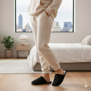 Chaussons pour hommes de haute qualité, respirants, en matière douce et chaude, nouvelle arrivée, vente en gros, séchage rapide, confortables, en tissu éponge - Product Image 6