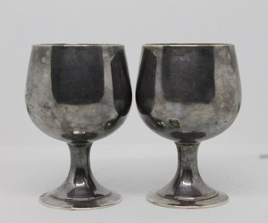 แก้วไวน์โลหะสำหรับค็อกเทลบาร์ชุดภาชนะบนโต๊ะสำหรับงานเลี้ยงอาหารค่ำอุปกรณ์ตกแต่งเครื่องดื่มไวน์งานแต่งงานทำจากอินเดีย - Product Image 2