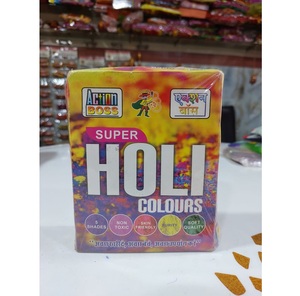 Polvo de Festival colorido de Holi para reuniones culturales Proyectos DE ARTE Fiestas al aire libre y actividades de diversión familiar de la India - Product Image 1